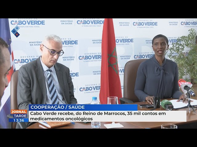 Cabo Verde recebe, do Reino de Marrocos, 35 mil contos em medicamentos oncológicos