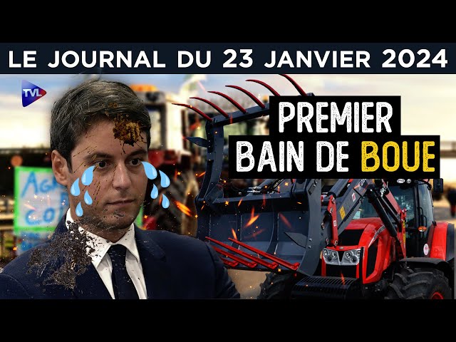 Agriculteurs VS Attal : le choc des France - JT du mardi 23 janvier 2024