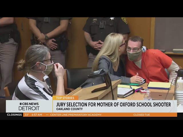 Jury selection gets underway for Jennifer Crumbley, mother of Oxford High School shooter