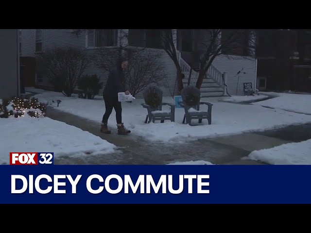 Slushy sidewalks make for dicey commute in Oak Park