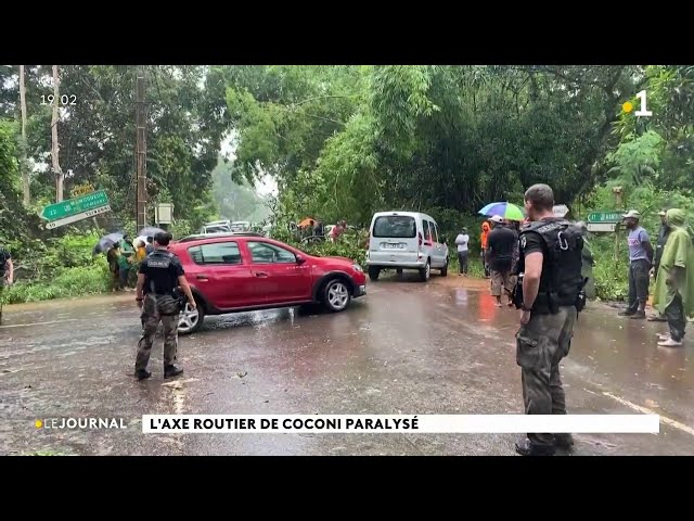 L'axe routier de Coconi paralysé