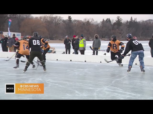 19th annual US Pond Hockey Championships underway at Lake Nokomis