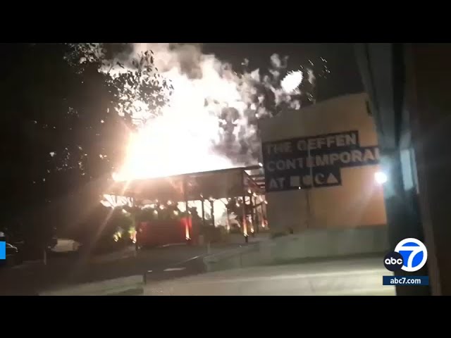 Display of illegal fireworks in DTLA was 'planned,' police say