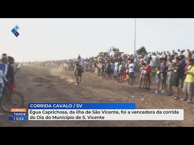 Égua Caprichosa, de São Vicente, foi a vencedora da corrida do Dia do Município de São Vicente