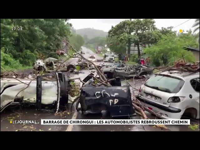 Barrage de Chirongui : les automobilistes rebroussent chemin