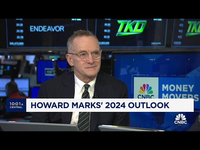 Oaktree's Howard Marks: Fed funds rate will average near 3% over the next ten years