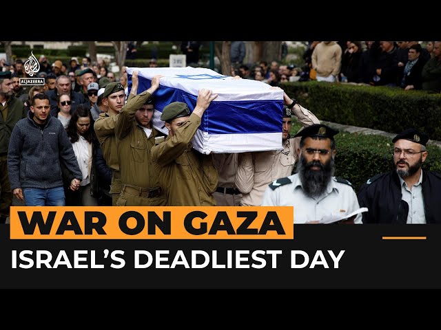 Israel suffers its deadliest day since war on Gaza began | Al Jazeera Newsfeed