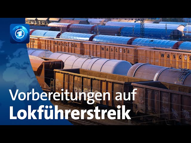 Streik bei der Bahn beginnt