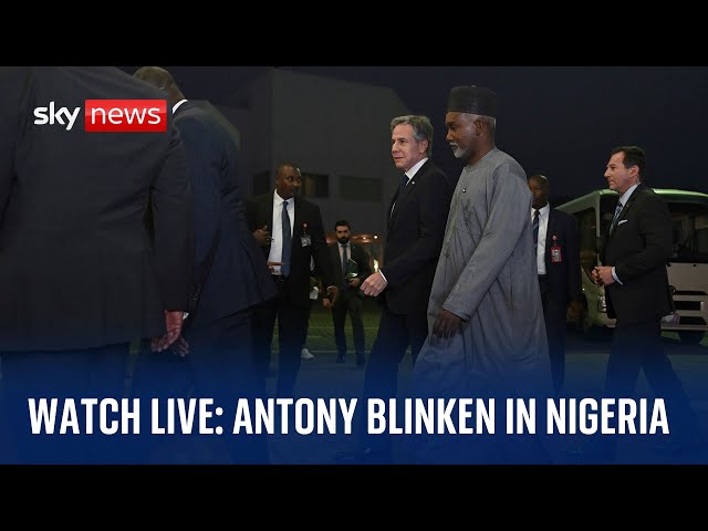 Watch live: Antony Blinken and Nigerian Foreign Minister Yusuf Tuggar hold news conference