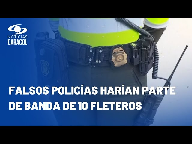 Moto usada por falsos policías para asaltar a empresario en Bogotá fue robada al Ejército