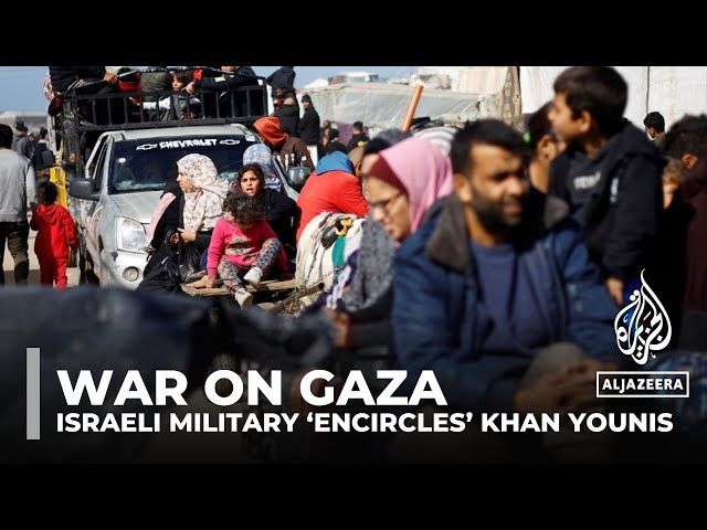 Israeli military ‘encircles’ Khan Younis after 24 soldiers killed in Gaza