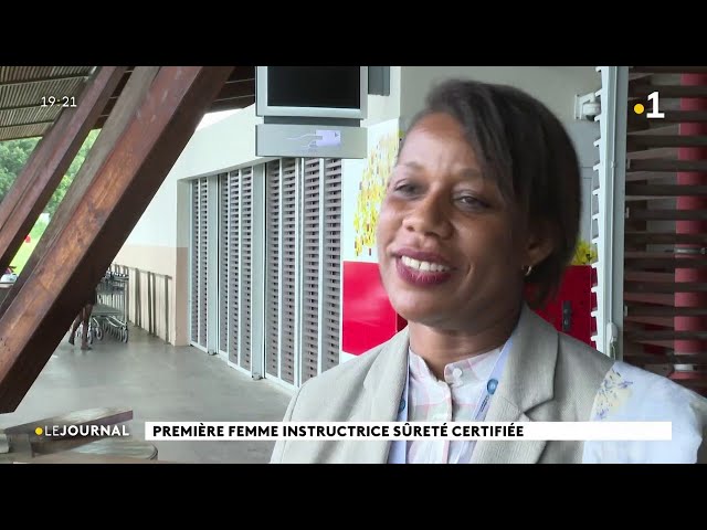 Première femme instructrice sûreté certifiée