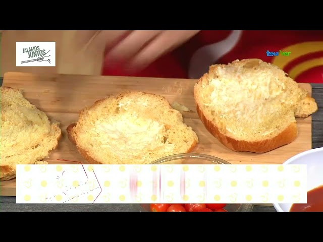 "Trenzas de pan rellena de pollo" de nuestros amigos San Antonio.