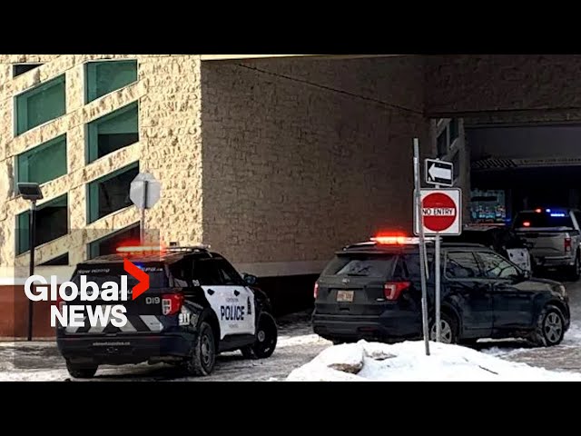 Edmonton City Hall lockdown: One arrested after shots fired, Molotov cocktail thrown inside