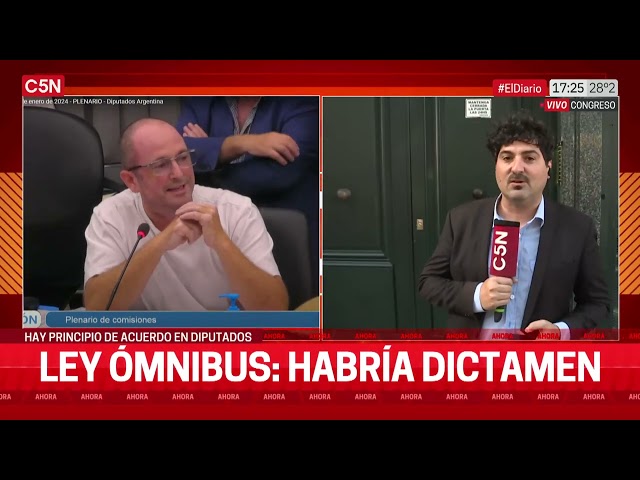 LEY ÓMNIBUS: habría PRINCIPIO DE ACUERDO para sacar un DICTAMEN en DIPUTADOS