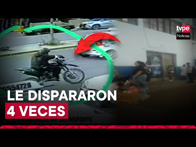 La Libertad: mujer recibe 4 disparos en agencia de transporte