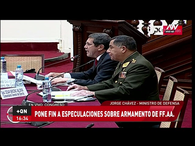 Ministro Chávez por armamento militar: "No existe evidencia de vínculo con lo hallado en Ecuado