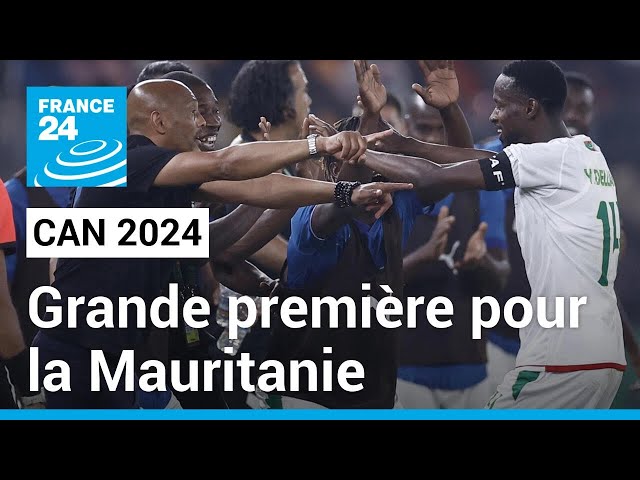 CAN 2024 : Grande première pour la Mauritanie, qualifiée en huitièmes • FRANCE 24