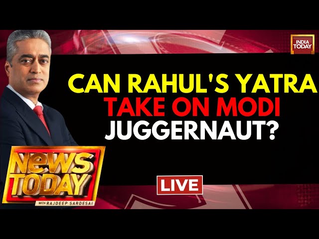 News Today With Rajdeep Sardesai: Can Rahul's Yatra Take On Modi Juggernaut? | Ram Mandir Polit