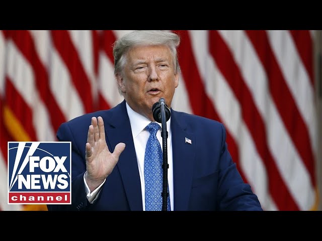 Former President Trump delivers remarks to supporters after winning the New Hampshire GOP primary