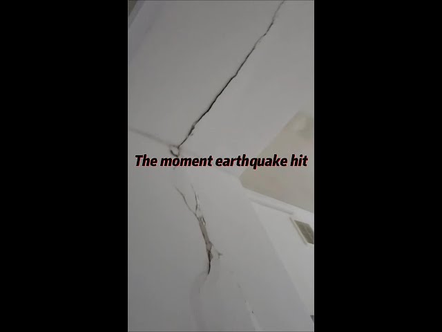 Video captures moment earthquake hit China's Xinjiang