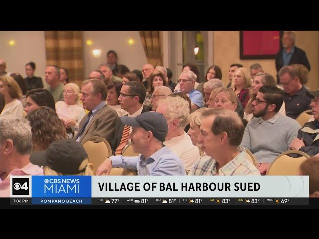 Village of Bal Harbour sued over proposed expansion to build