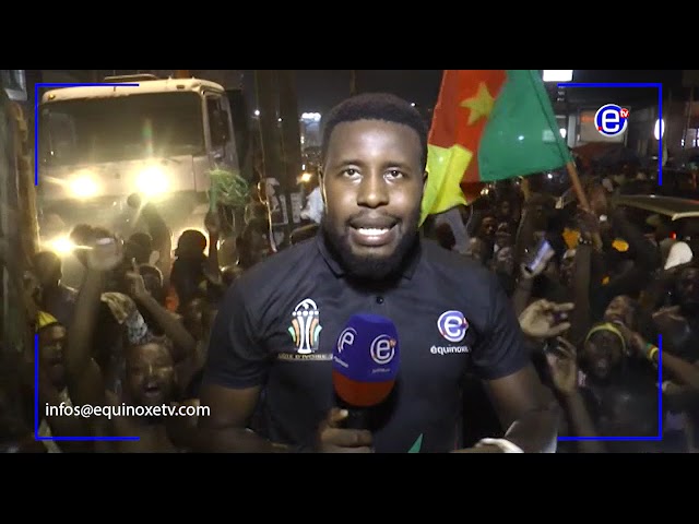 CAN 2023: AMBIANCE APRÈS LA VICTOIRE DES LIONS INDOMPTABLES FACE A LA GAMBIE - EQUINOXE TV