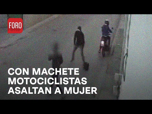 Motociclistas con machete asaltan a mujer rumbo al trabajo - Las Noticias