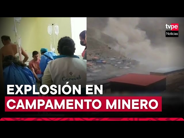 Arequipa: un muerto y 8 heridos tras explosión en campamento minero artesanal