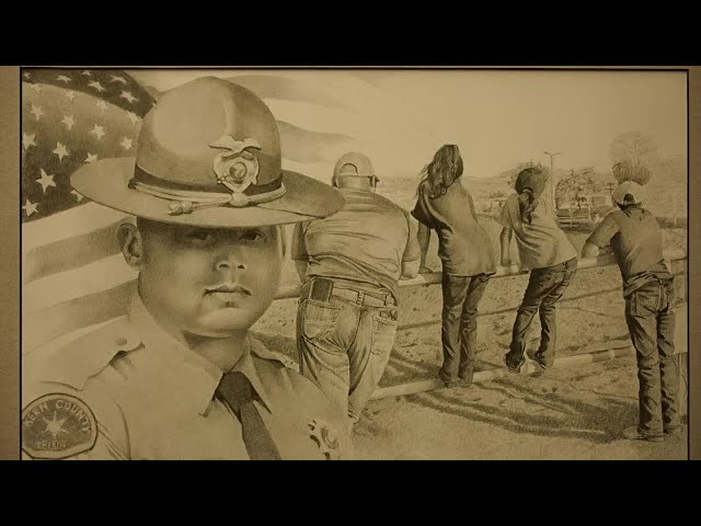 Portrait of a Warrior: Phillip Campas' memory etched in graphite