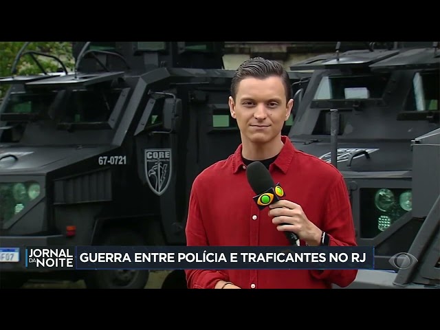 Polícia e traficantes trocam tiros no RJ