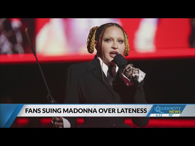 Fans sue Madonna over late concert