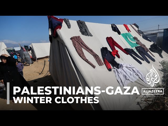 Nearly 2 million Palestinians displaced: Many in Gaza face cold without winter clothes