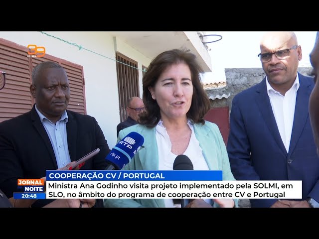 Ministra Ana Godinho visita projeto implementado pela SOLMI, em SLO, no âmbito programa cooperação