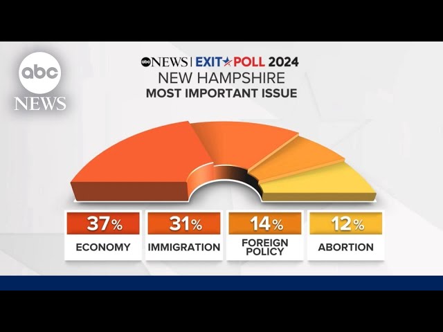 What issue was important to New Hampshire voters?