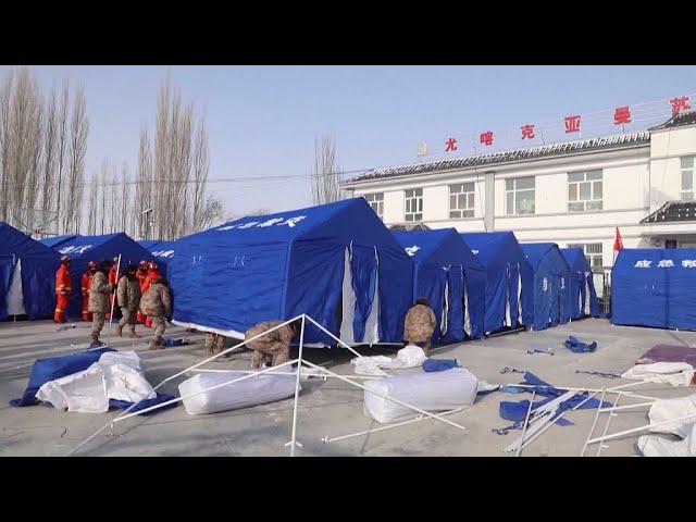 Un violent séisme de magnitude 7,1 survient au Xinjiang, dans le nord-ouest de la Chine