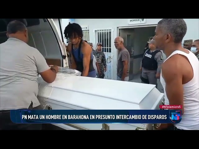 Policía mata un hombre en Barahona en presunto intercambio de disparos