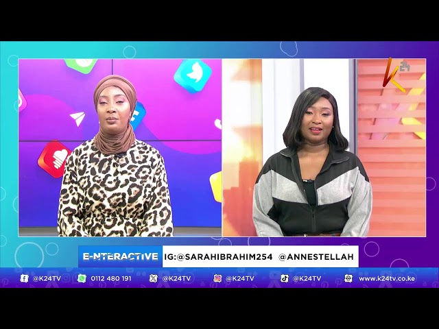 K24 TV LIVE| Enteractive with Sarah and Annestellah