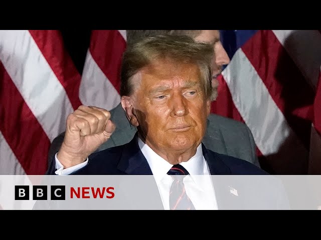 Trump wins New Hampshire Republican primary | BBC News