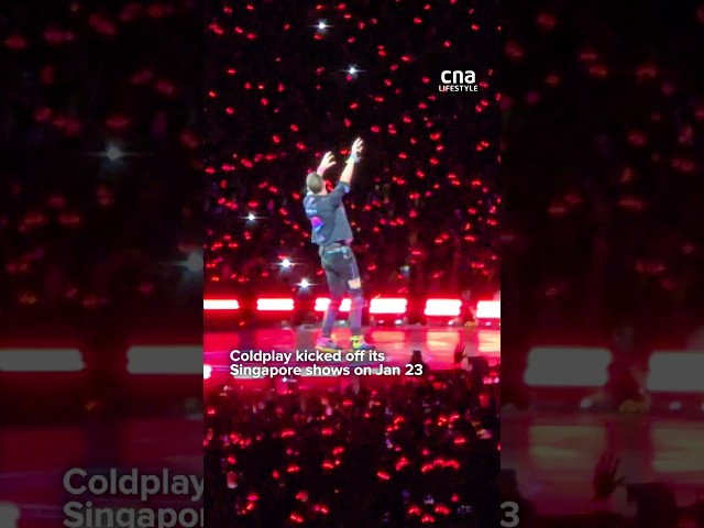 Highlights from Coldplay's opening night concert in Singapore