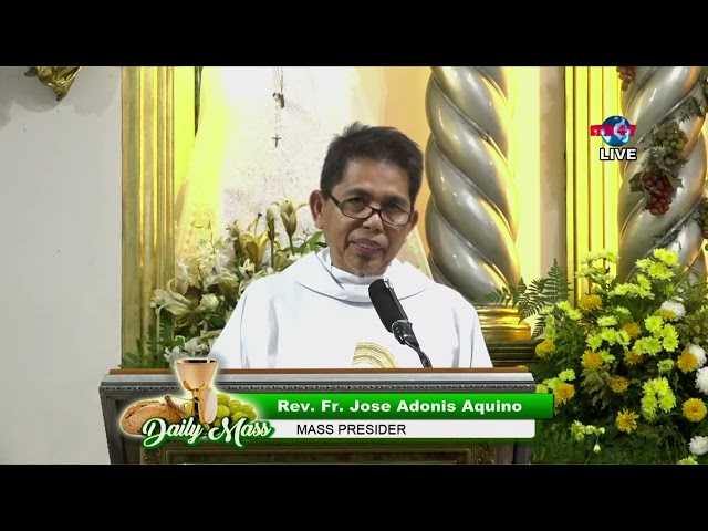 24 JANUARY 2024   HOMILY by Rev  Fr  Jose Adonis Aquino