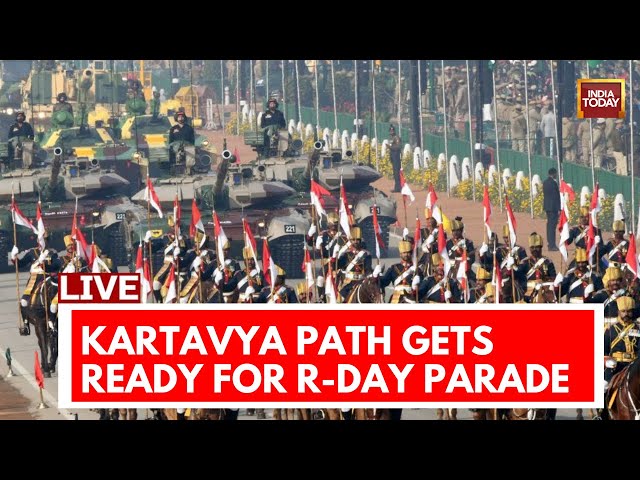 Republic Day 2024 LIVE: Rehearsals Underway At Kartavya Path | Republic Day Parade | India Today