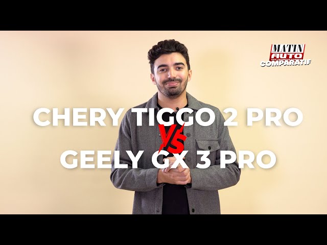 Comparatif auto : Chery Tiggo 2 Pro vs Geely GX3 Pro