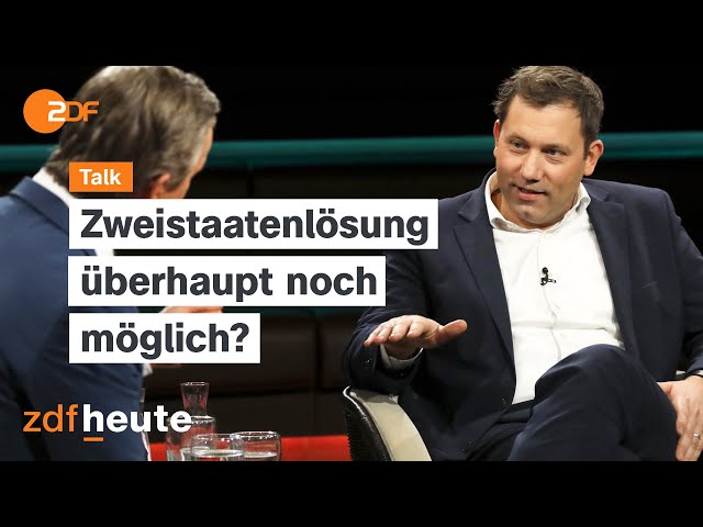 Israel: SPD-Chef kritisiert Netanjahus Regierung | Markus Lanz vom 23. Januar 2024