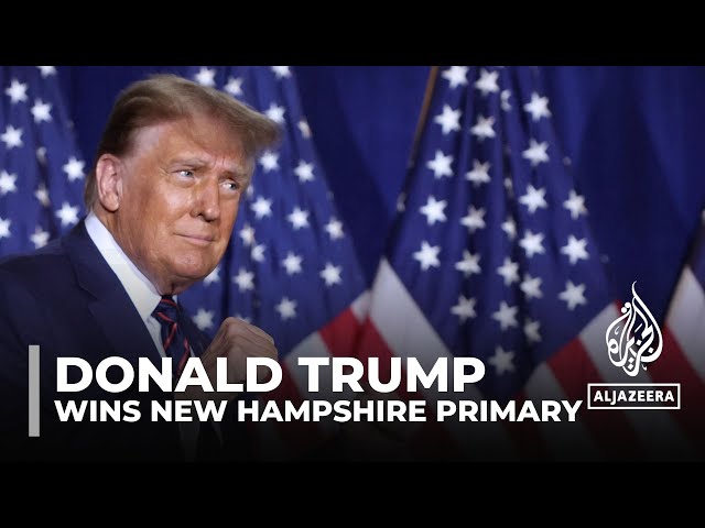 Donald Trump wins Republican primary in New Hampshire