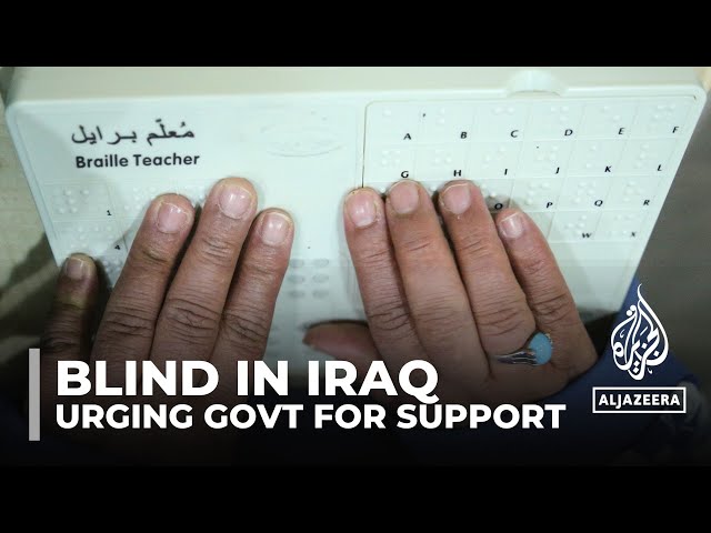 Visually impaired students in Iraq demand more government support