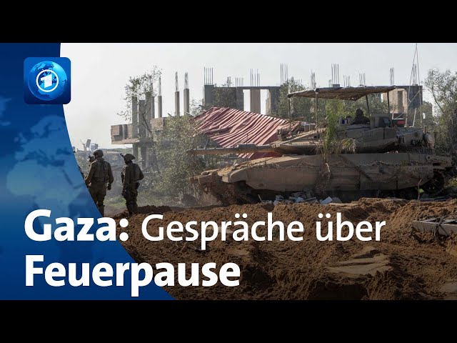 Gespräche über Feuerpause in Gaza und Freilassung der Geiseln