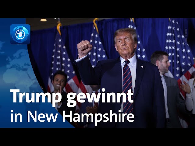 Trump gewinnt Vorwahl der Republikaner in New Hampshire