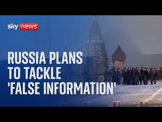 Russia considers bill to crackdown on those who spread 'false information'