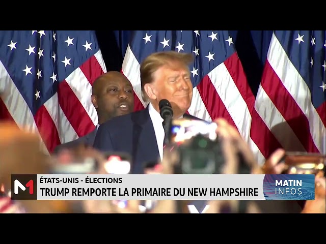 USA : Donald Trump remporte la primaire républicaine du New Hampshire